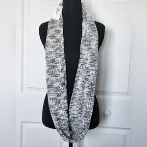 Style & Co Women's Black Marled Space-Dyed Infinity Loop Scarf